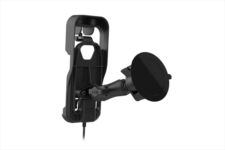 RAM MOUNTS(ラムマウント)｜Kyocera DuraForceUltra 5G E7110 専用パワードック＆ツイストサクションベースセット 標準アーム 1インチボール｜RAM-B-166-KYO1PU