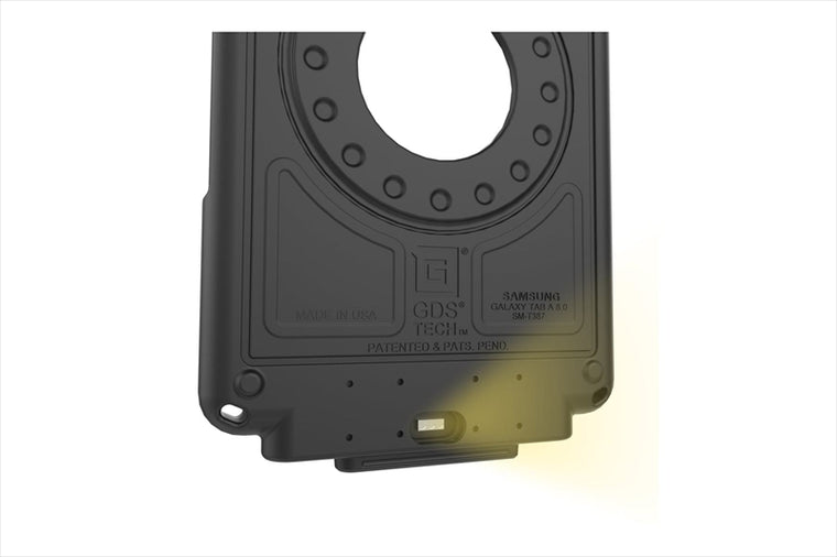 RAM MOUNTS(ラムマウント)｜NextGen Intelliskinケース Samsung Tab A 8.0 SM-T387専用 LEDライト付｜GDS-SKIN-SAM63-NGLED