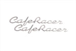 MOTONE CUSTOMS(モートーン)｜エンブレム CAFE RACER アルミ ポリッシュ｜2XSNG009W
