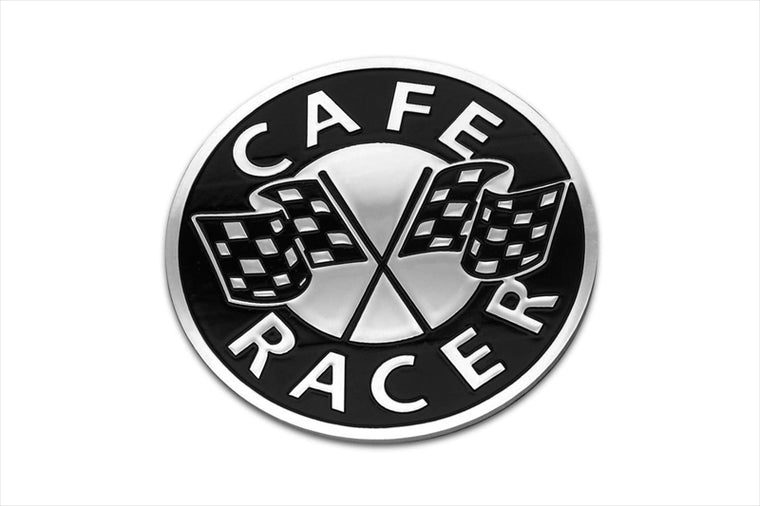 MOTONE CUSTOMS(モートーン)｜エンブレム CAFE RACER アルミ｜SNG141