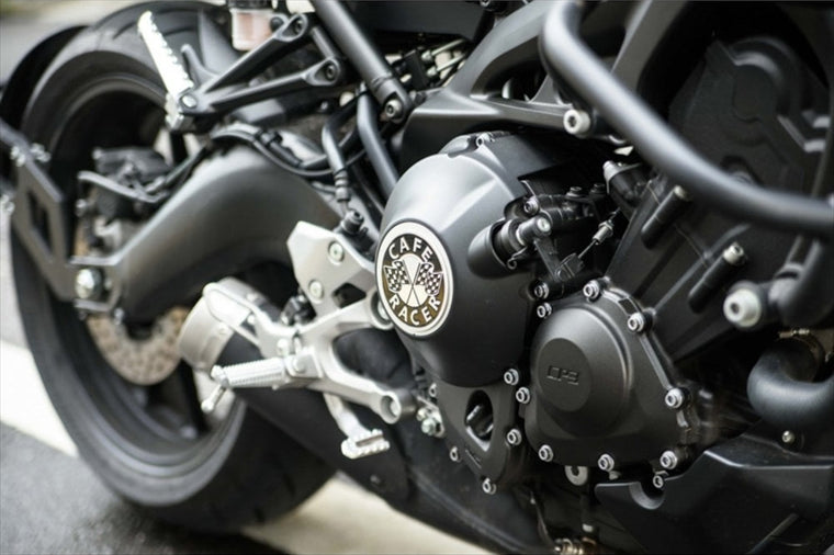 MOTONE CUSTOMS(モートーン)｜エンブレム CAFE RACER アルミ｜SNG141