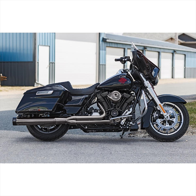 エスアンドエスサイクル | S＆S SIDEWINDER 2-1 スモーキークローム Lava Chrome M8 Touring 17-20 | 550-1087