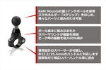 RAM MOUNTS(ラムマウント)PLOT防振クランプベース φ22.2/25.4mm対応 1インチボールRAM-HOL-PAV1