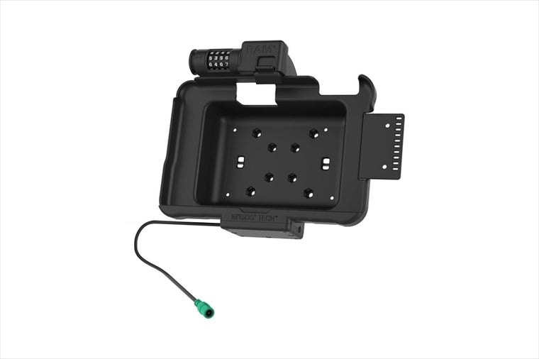 RAM MOUNTS(ラムマウント)｜GDSパワードック Zebra ER5x 8.3/8.4専用 ロック付 ボール無｜RAM-HOL-ZE10PCLU