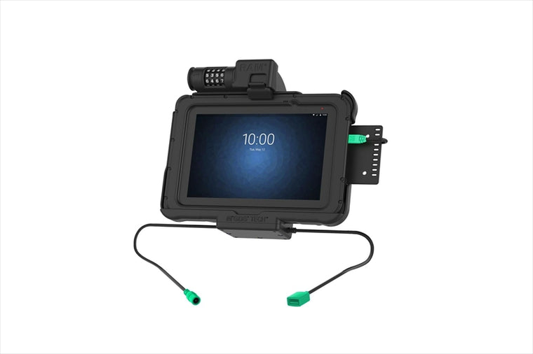 RAM MOUNTS(ラムマウント)｜GDSパワードック Zebra ER5x 8.3/8.4専用 USB TypeAポート ロック付 ボール無｜RAM-HOL-ZE10PDCLU