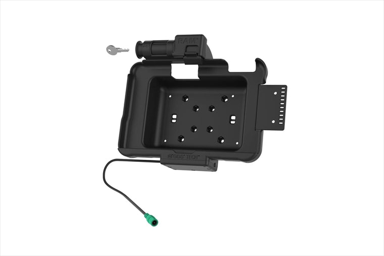 RAM MOUNTS(ラムマウント)｜GDSパワードック Zebra ER5x 8.3/8.4専用 キーロック付 ボール無｜RAM-HOL-ZE10PKLU