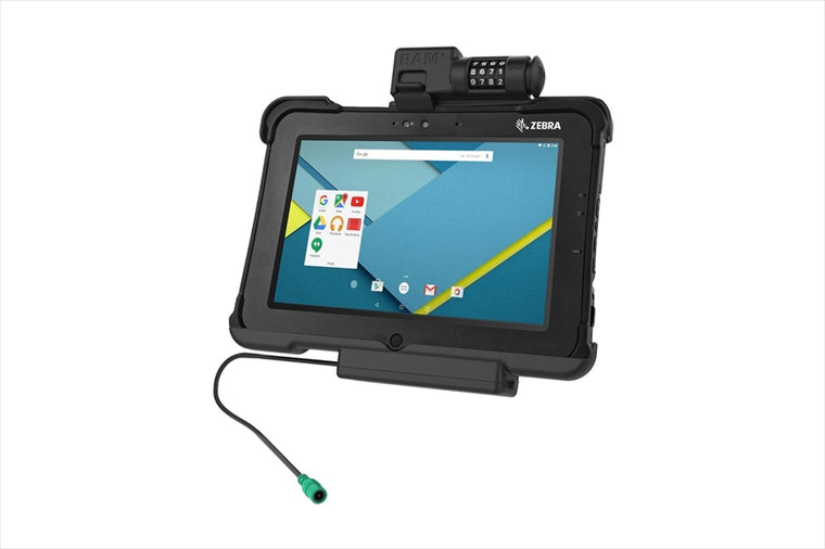 RAM MOUNTS(ラムマウント)｜GDSパワードック Zebra XSLATE L10専用 ロック付 ボール無｜RAM-HOL-ZE15PCLU