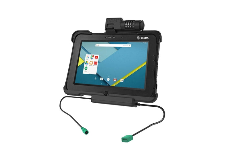 RAM MOUNTS(ラムマウント)｜GDSパワードック Zebra XSLATE L10専用 USB TypeAポート ロック付 ボール無｜RAM-HOL-ZE15PDCLU