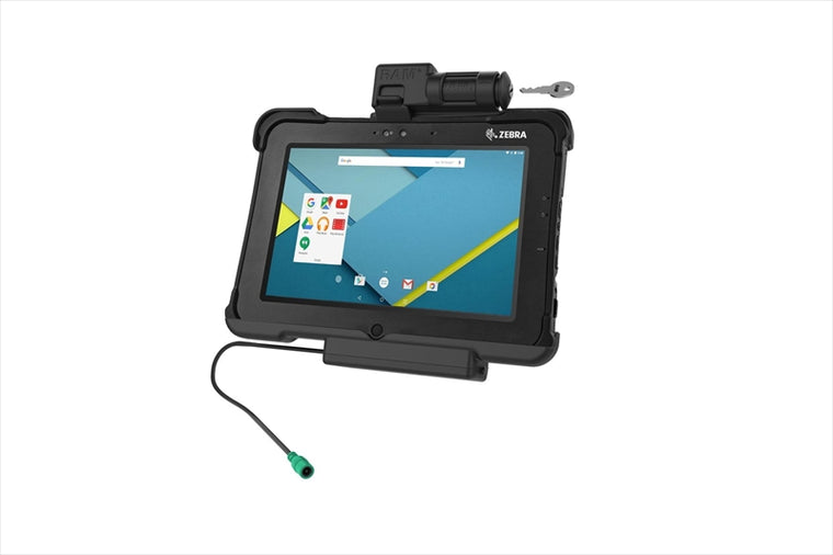 RAM MOUNTS(ラムマウント)｜GDSパワードック Zebra XSLATE L10専用 キーロック付 ボール無｜RAM-HOL-ZE15PKLU