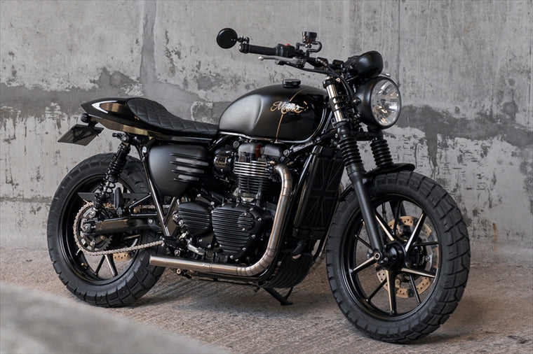 MOTONE CUSTOMS(モートーン)｜シート STREET TRACKER ブラック｜MSM037