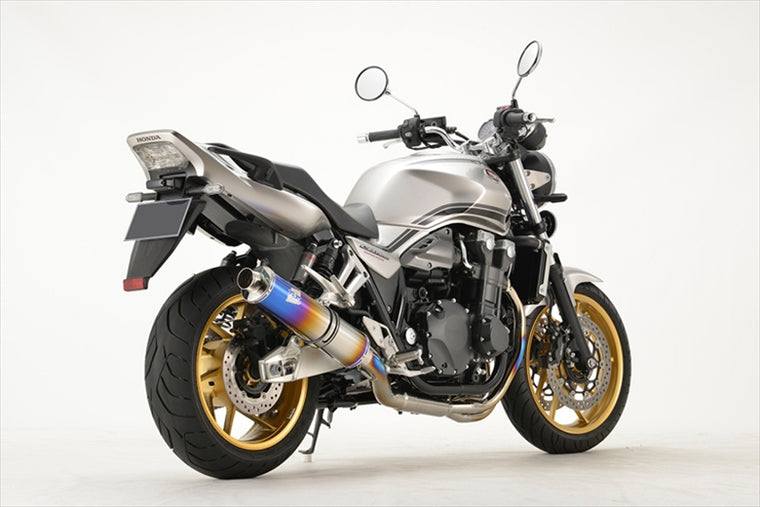 【テクニカルスポーツレーシング】チタンフルエキゾースト4-1集合 ファイヤーポリッシュ CB1300SF(8BL-SC54)21- 18000-S54-WF1FP