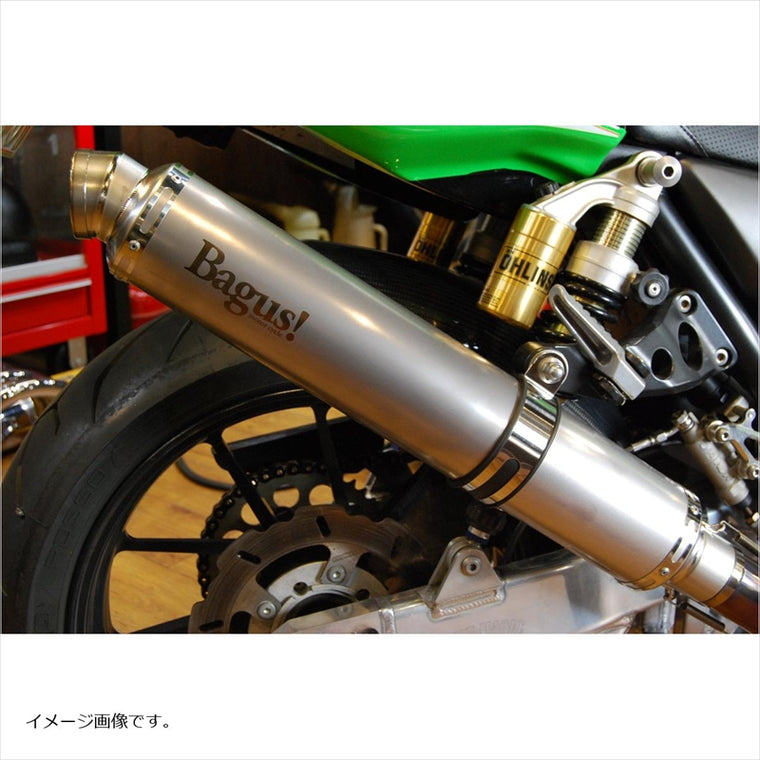 バグースモーターサイクル｜汎用チタンサイレンサー サイレントバグ管｜BG-SA1TSS-470