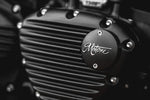MOTONE CUSTOMS(モートーン)｜ジェネレーターバッジ Motoneロゴ ブラック/ポリッシュ｜MMU029