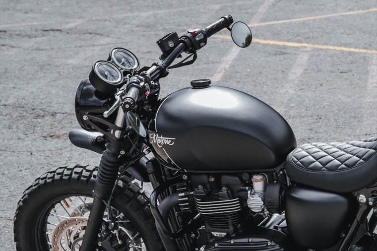 MOTONE CUSTOMS(モートーン)｜メーターカバー SPEED CUFF ブラック｜MMU583