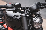 MOTONE CUSTOMS(モートーン)｜フロントウインカーステー KLINGONS ハンドルマウント M8用｜MMU596