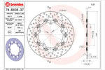BREMBO SERIE ORO(ブレンボ セリエオロ) | セリエオロ ブレーキディスク セミフローティング | 78B40837