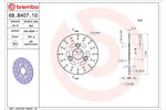 BREMBO SERIE ORO(ブレンボ セリエオロ) | セリエオロ ブレーキディスク リジット | 68B40710
