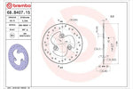 BREMBO SERIE ORO(ブレンボ セリエオロ) | セリエオロ ブレーキディスク リジット | 68B40715