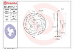 BREMBO SERIE ORO(ブレンボ セリエオロ) | セリエオロ ブレーキディスク リジット | 68B40717