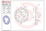 BREMBO SERIE ORO(ブレンボ セリエオロ) | セリエオロ ブレーキディスク リジット | 68B40719