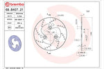 BREMBO SERIE ORO(ブレンボ セリエオロ) | セリエオロ ブレーキディスク リジット | 68B40721