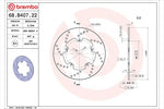 BREMBO SERIE ORO(ブレンボ セリエオロ) | セリエオロ ブレーキディスク リジット | 68B40722