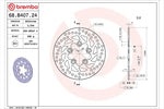 BREMBO SERIE ORO(ブレンボ セリエオロ) | セリエオロ ブレーキディスク リジット | 68B40724
