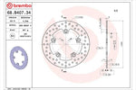 BREMBO SERIE ORO(ブレンボ セリエオロ) | セリエオロ ブレーキディスク リジット | 68B40734