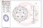 BREMBO SERIE ORO(ブレンボ セリエオロ) | セリエオロ ブレーキディスク リジット | 68B40744