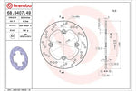 BREMBO SERIE ORO(ブレンボ セリエオロ) | セリエオロ ブレーキディスク リジット | 68B40749