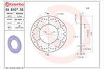 BREMBO SERIE ORO(ブレンボ セリエオロ) | セリエオロ ブレーキディスク リジット | 68B40755