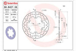 BREMBO SERIE ORO(ブレンボ セリエオロ) | セリエオロ ブレーキディスク リジット | 68B40756
