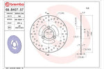 BREMBO SERIE ORO(ブレンボ セリエオロ) | セリエオロ ブレーキディスク リジット | 68B40757