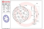 BREMBO SERIE ORO(ブレンボ セリエオロ) | セリエオロ ブレーキディスク リジット | 68B40761