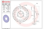 BREMBO SERIE ORO(ブレンボ セリエオロ) | セリエオロ ブレーキディスク リジット | 68B40762