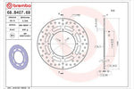 BREMBO SERIE ORO(ブレンボ セリエオロ) | セリエオロ ブレーキディスク リジット | 68B40769