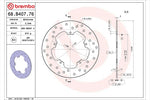 BREMBO SERIE ORO(ブレンボ セリエオロ) | セリエオロ ブレーキディスク リジット | 68B40776