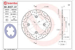 BREMBO SERIE ORO(ブレンボ セリエオロ) | セリエオロ ブレーキディスク リジット | 68B407A1