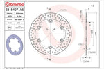 BREMBO SERIE ORO(ブレンボ セリエオロ) | セリエオロ ブレーキディスク リジット | 68B407A6