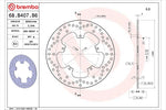 BREMBO SERIE ORO(ブレンボ セリエオロ) | セリエオロ ブレーキディスク リジット | 68B407B6