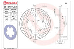BREMBO SERIE ORO(ブレンボ セリエオロ) | セリエオロ ブレーキディスク リジット | 68B407C3