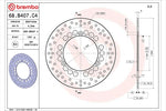 BREMBO SERIE ORO(ブレンボ セリエオロ) | セリエオロ ブレーキディスク リジット | 68B407C4