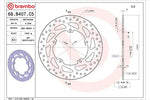 BREMBO SERIE ORO(ブレンボ セリエオロ) | セリエオロ ブレーキディスク リジット | 68B407C5