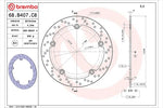 BREMBO SERIE ORO(ブレンボ セリエオロ) | セリエオロ ブレーキディスク リジット | 68B407C8
