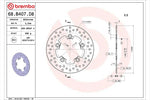 BREMBO SERIE ORO(ブレンボ セリエオロ) | セリエオロ ブレーキディスク リジット | 68B407D8