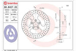 BREMBO SERIE ORO(ブレンボ セリエオロ) | セリエオロ ブレーキディスク リジット | 68B407E0