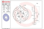 BREMBO SERIE ORO(ブレンボ セリエオロ) | セリエオロ ブレーキディスク リジット | 68B407F4