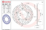 BREMBO SERIE ORO(ブレンボ セリエオロ) | セリエオロ ブレーキディスク リジット | 68B407F8