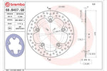 BREMBO SERIE ORO(ブレンボ セリエオロ) | セリエオロ ブレーキディスク リジット | 68B407G9