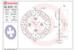 BREMBO SERIE ORO(ブレンボ セリエオロ) | セリエオロ ブレーキディスク リジット | 68B407H1